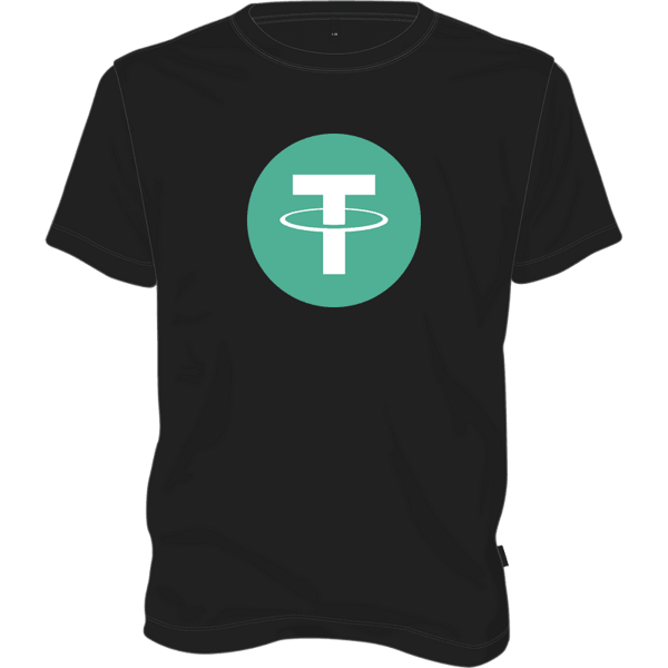 Tether T-shirt - Black / S on Etherbit