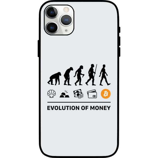 Evolution of Money iPhone 11 Pro Case - White on Etherbit