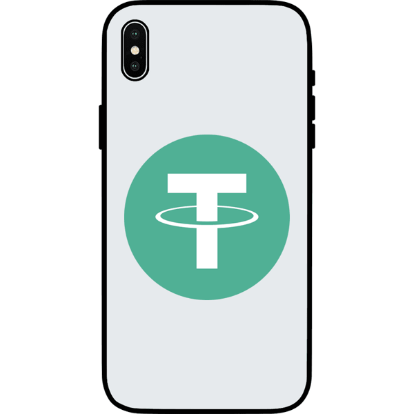 Tether iPhone XS Case - White on Etherbit