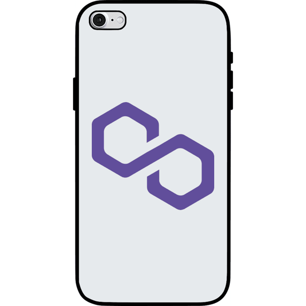Polygon iPhone SE (2020) Case - White on Etherbit