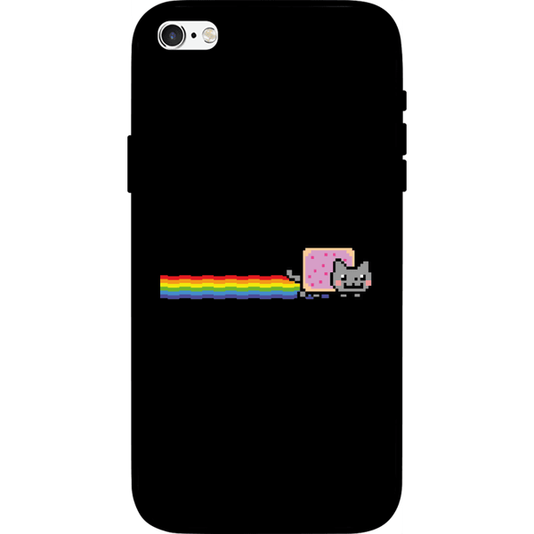 Nyan Cat iPhone 6 Case - Black on Etherbit