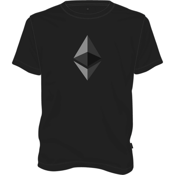 Ethereum T-shirt - Black / S on Etherbit