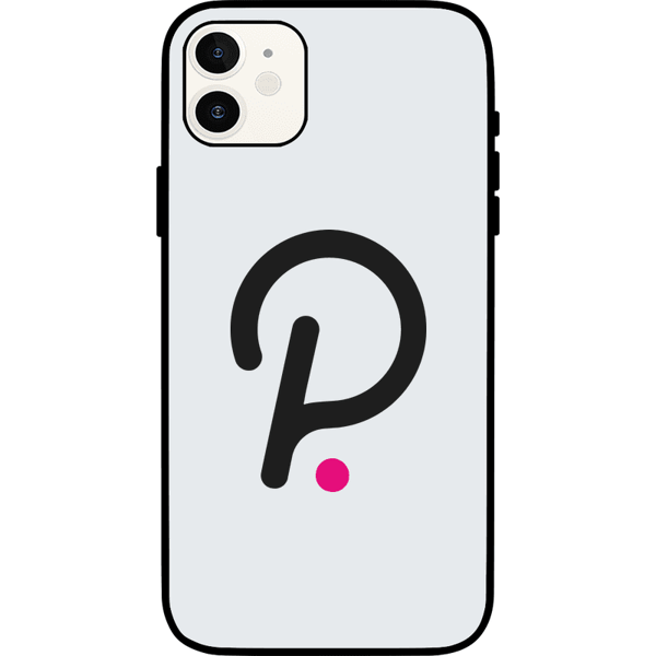 Polkadot iPhone 12 Case - White on Etherbit