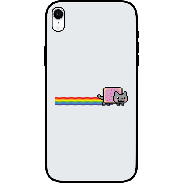 Nyan Cat iPhone XR Case - White on Etherbit