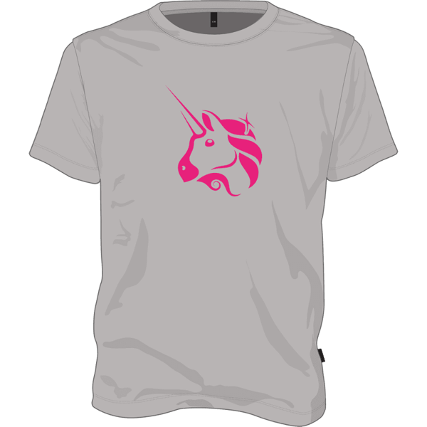 Uniswap T-shirt - Grey / L on Etherbit