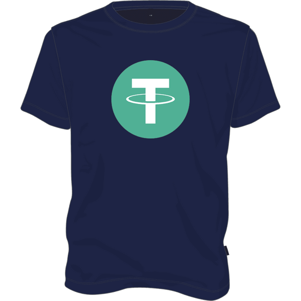 Tether T-shirt - Navy Blue / XXL on Etherbit