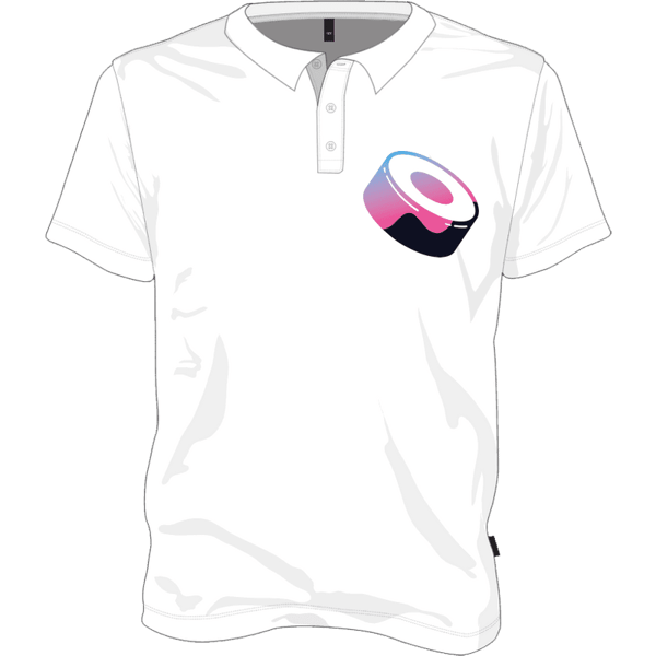 Sushiswap Polo T-shirt - White / L on Etherbit