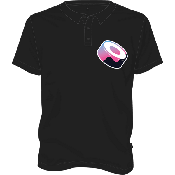 Sushiswap Polo T-shirt - Black / S on Etherbit