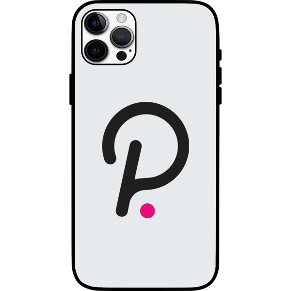 Polkadot iPhone 12 Pro Case - White on Etherbit