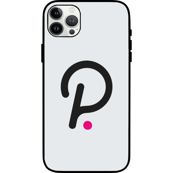 Polkadot iPhone 13 Pro Max Case - White on Etherbit