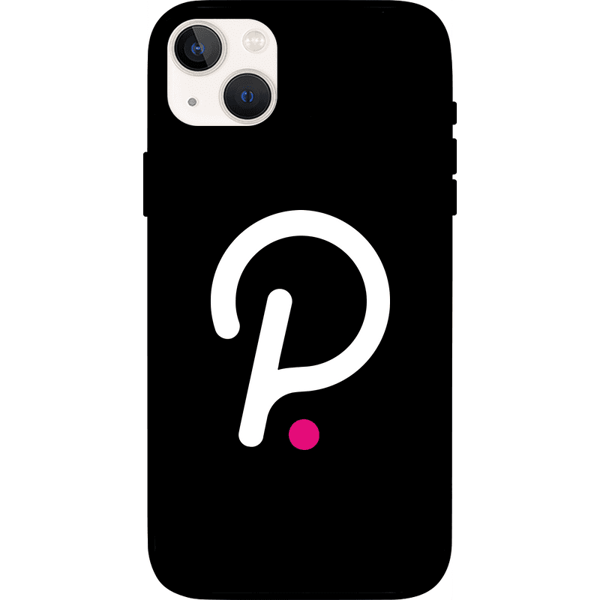 Polkadot iPhone 13 Case - Black on Etherbit