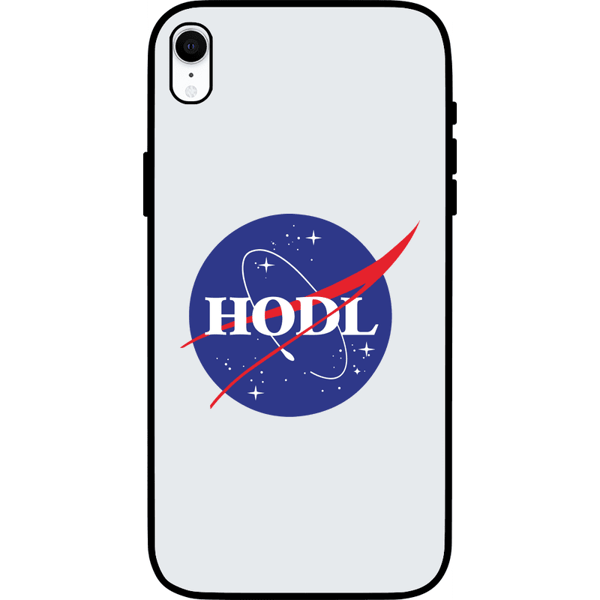 Hodl Nasa iPhone XR Case - White on Etherbit