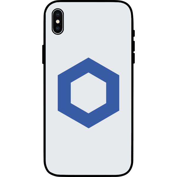 Chainlink iPhone XS Case - White on Etherbit