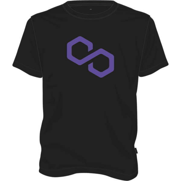Polygon T-shirt - Black / XL on Etherbit
