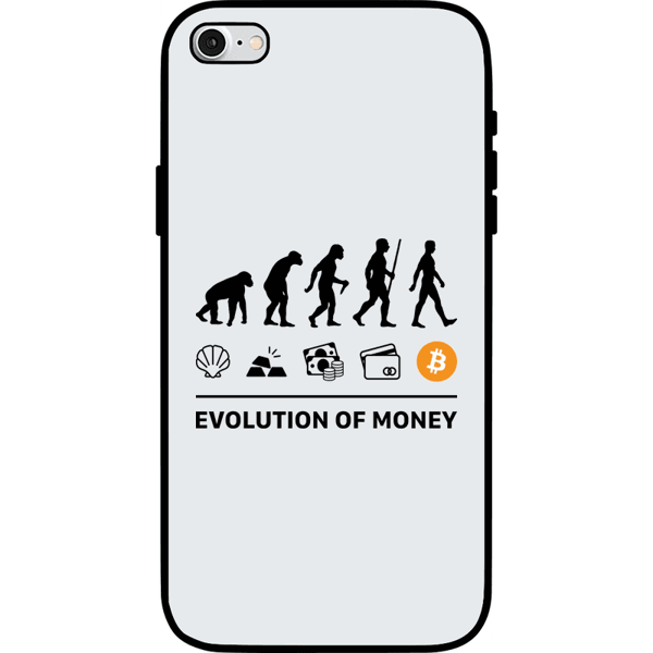 Evolution of Money iPhone 7 Case - White on Etherbit