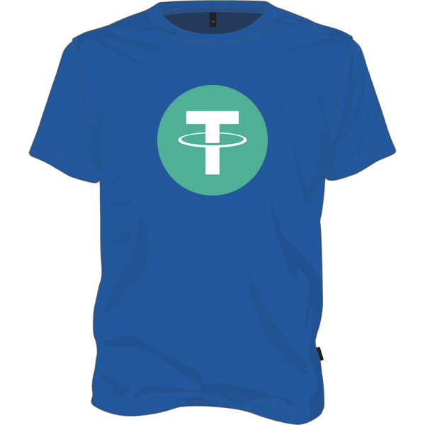 Tether T-shirt - Royal Blue / XL on Etherbit