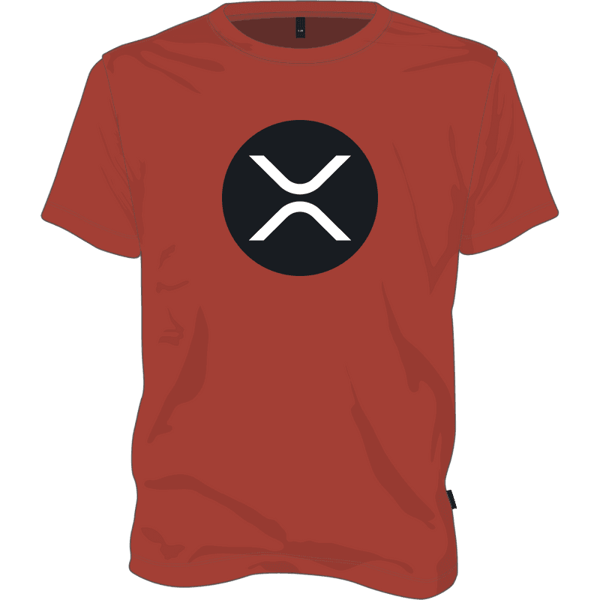 Ripple T-shirt - Red / L on Etherbit