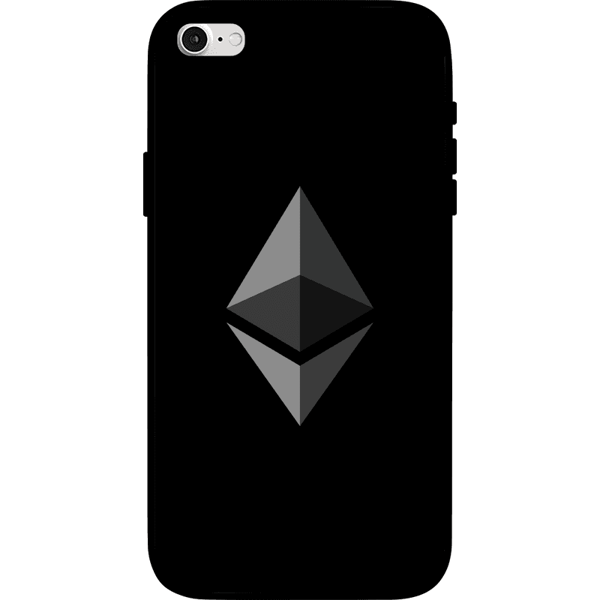 Ethereum iPhone 8 Case - Black on Etherbit